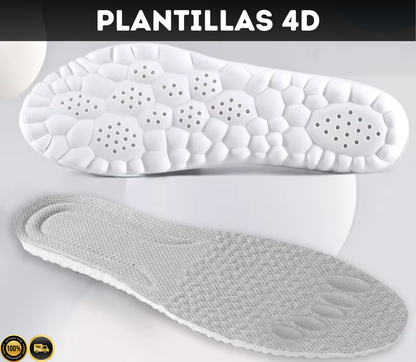 PLANTILLAS DEPORTIVAS UNISEX 4D