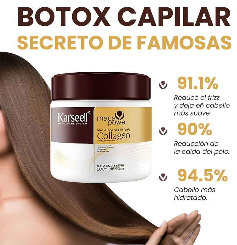 Mascarilla capilar con colágeno
